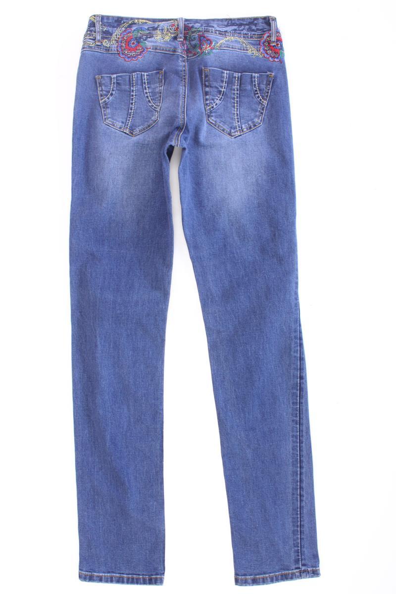 Desigual Skinny Jeans Gr. W27 blau aus Baumwolle