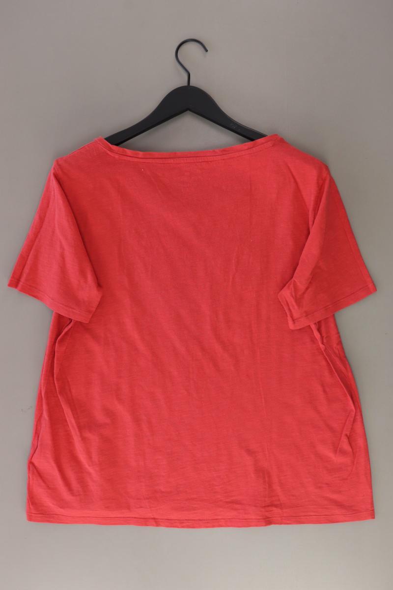 Tom Tailor T-Shirt Gr. XXXL Kurzarm rot aus Baumwolle