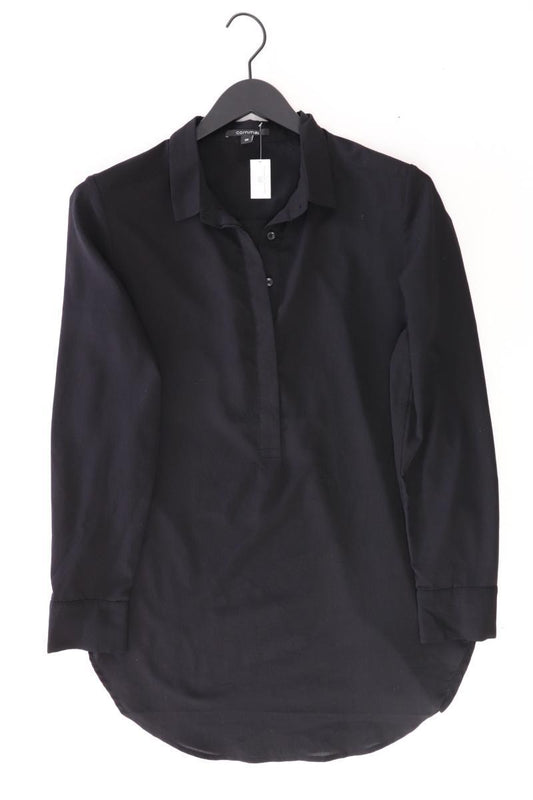 comma, Langarmbluse Gr. 38 schwarz aus Polyester
