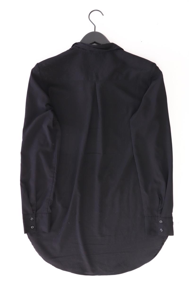 comma, Langarmbluse Gr. 38 schwarz aus Polyester