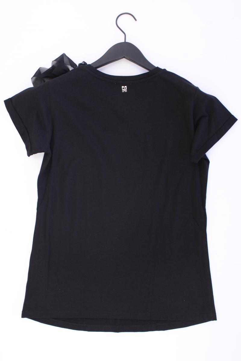 Twin Set T-Shirt Gr. S Kurzarm schwarz aus Baumwolle