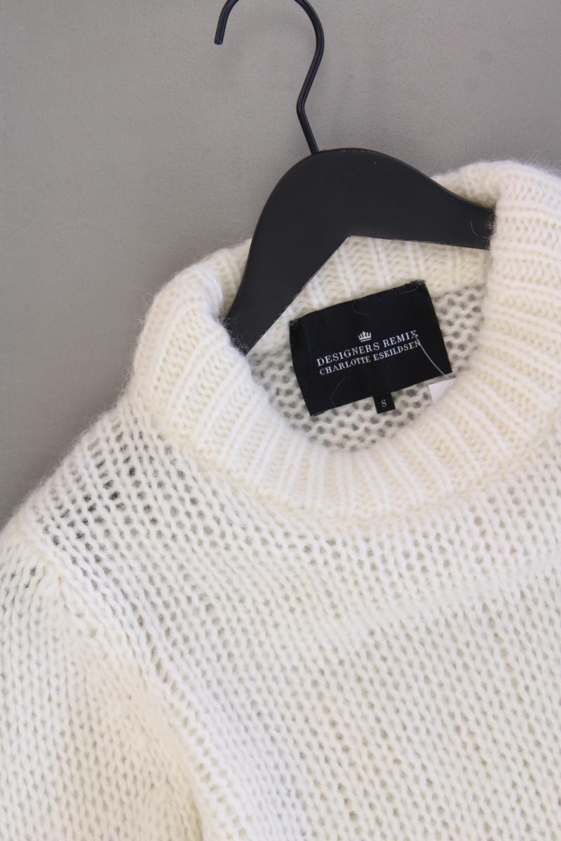 Designers Remix Charlotte Eskildsen Grobstrickpullover Gr. S creme aus Polyacryl