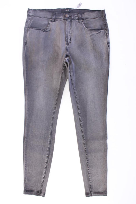 Zizzi Skinny Jeans Gr. 46/L82 neuwertig grau aus Baumwolle