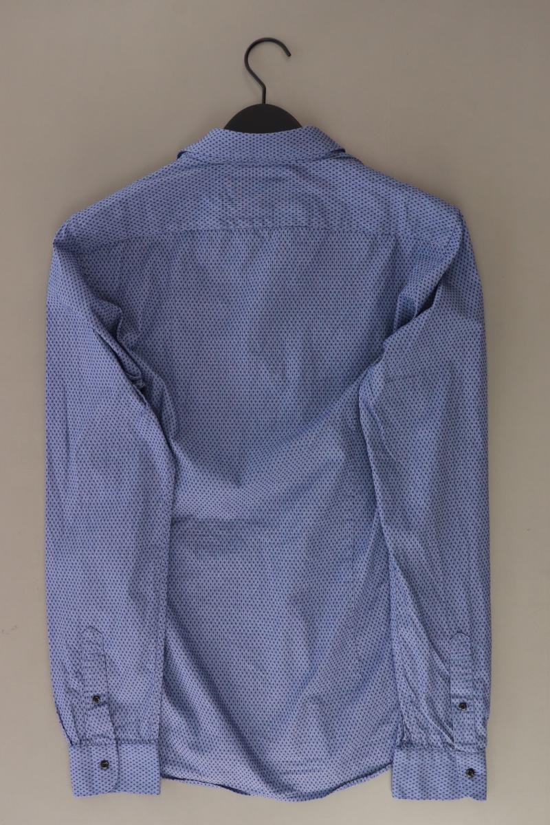 Scotch & Soda Langarmhemd für Herren Gr. L blau aus Baumwolle