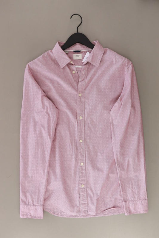 Selected Homme Langarmhemd für Herren Gr. L rosa aus Baumwolle