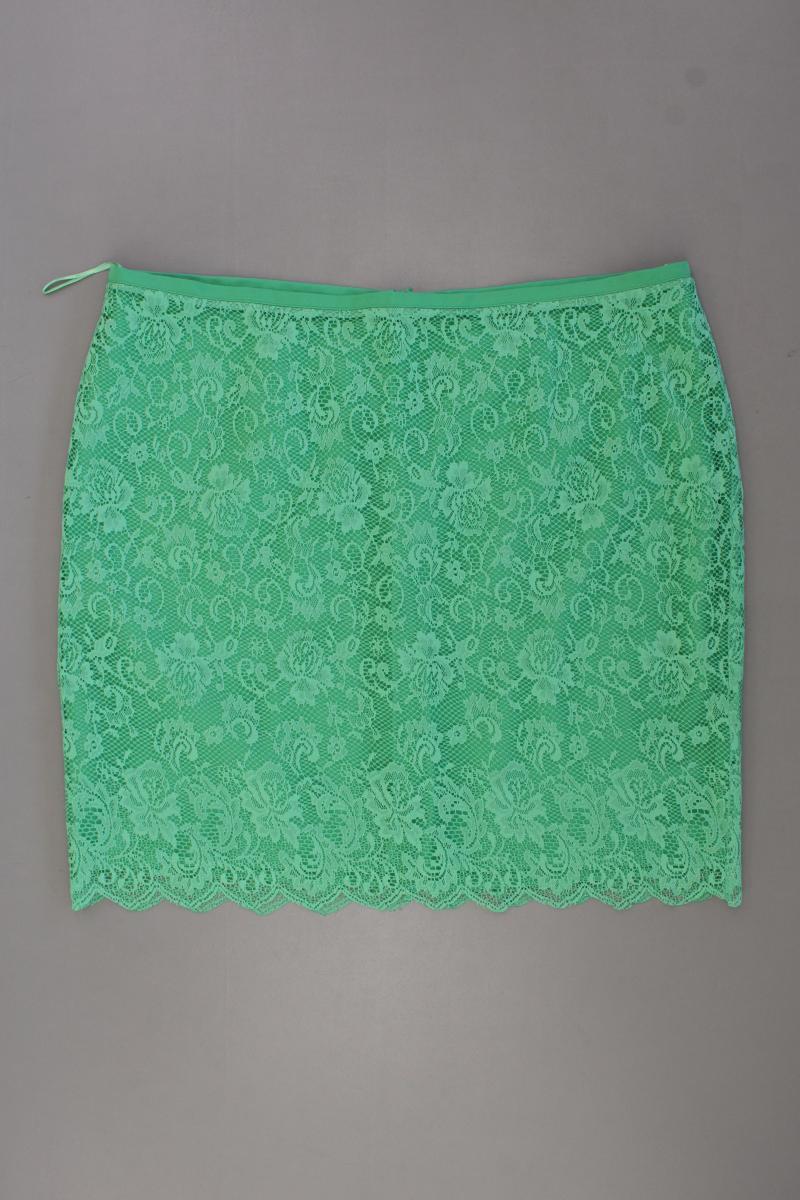 Esprit Spitzenrock Gr. 44 neuwertig grün aus Polyester