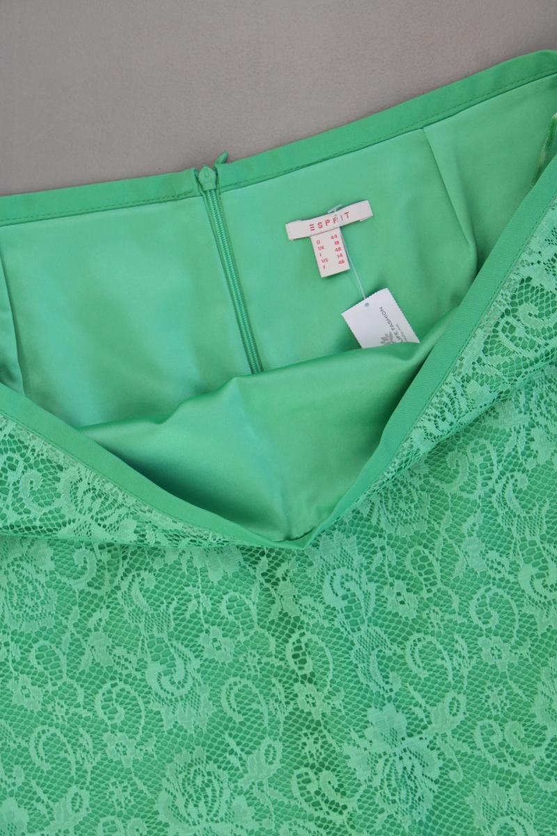 Esprit Spitzenrock Gr. 44 neuwertig grün aus Polyester