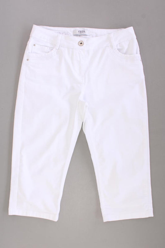 Cecil 3/4 Jeans Gr. W28/L19 Modell Victoria weiß aus Baumwolle