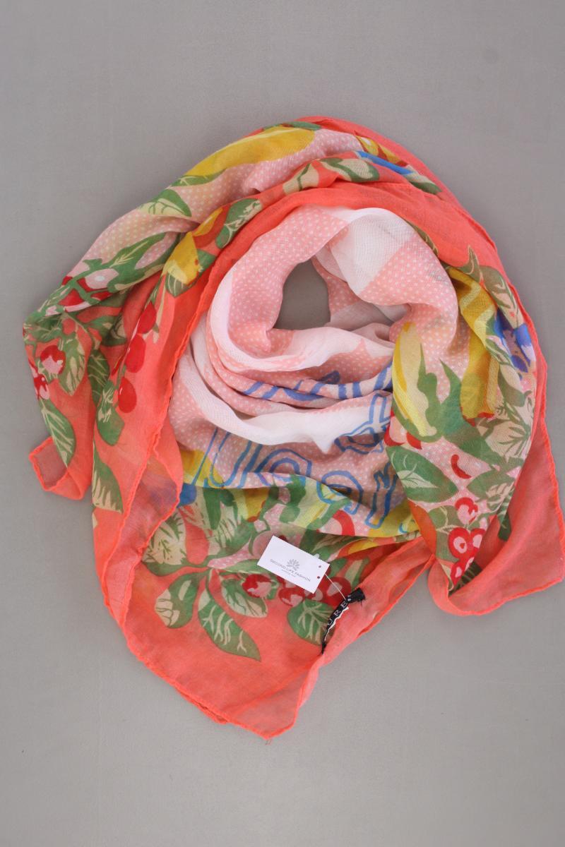 Sure Tuch mit Peace Muster orange