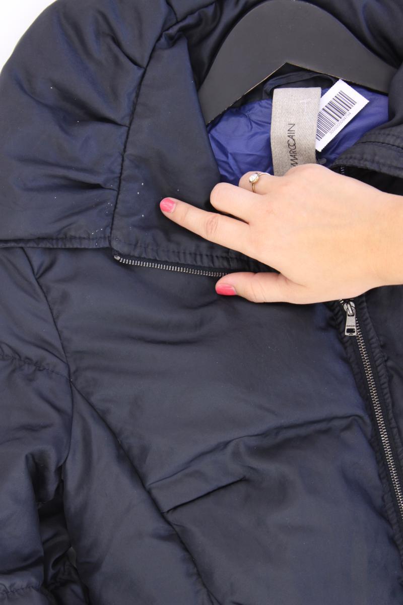 Marc Cain Winterjacke Gr. 38 blau aus Nylon