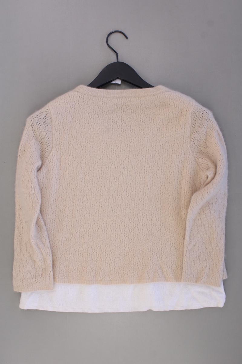 Allude Cashmerepullover Gr. L creme aus Kaschmir