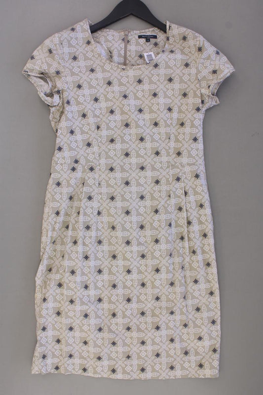 Marc O'Polo Kurzarmkleid Gr. 38 mit Blumenmuster creme aus Baumwolle