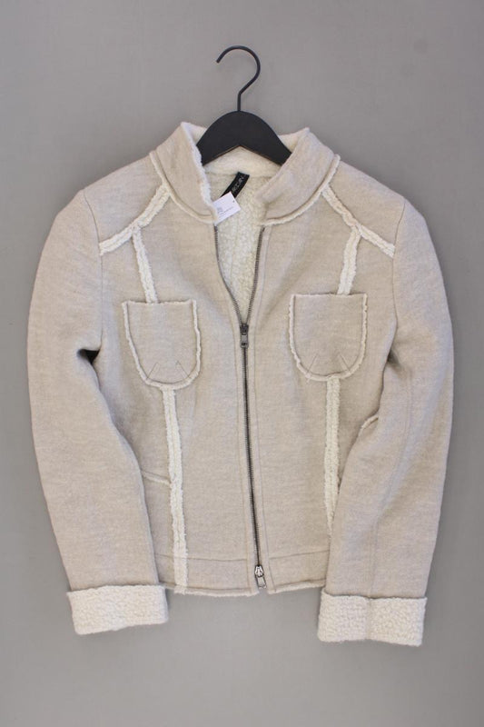 Marc Cain Regular Jacke Gr. 36 creme aus Mohair