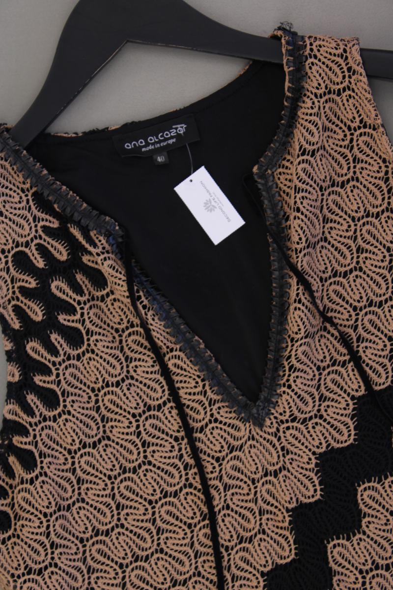 Ana Alcazar Maxikleid Gr. 40 Ärmellos braun aus Polyester