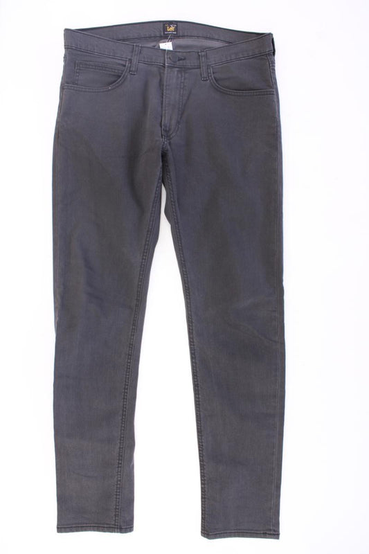 Lee Straight Jeans für Herren Gr. W34/L32 Modell Luke grau aus Baumwolle