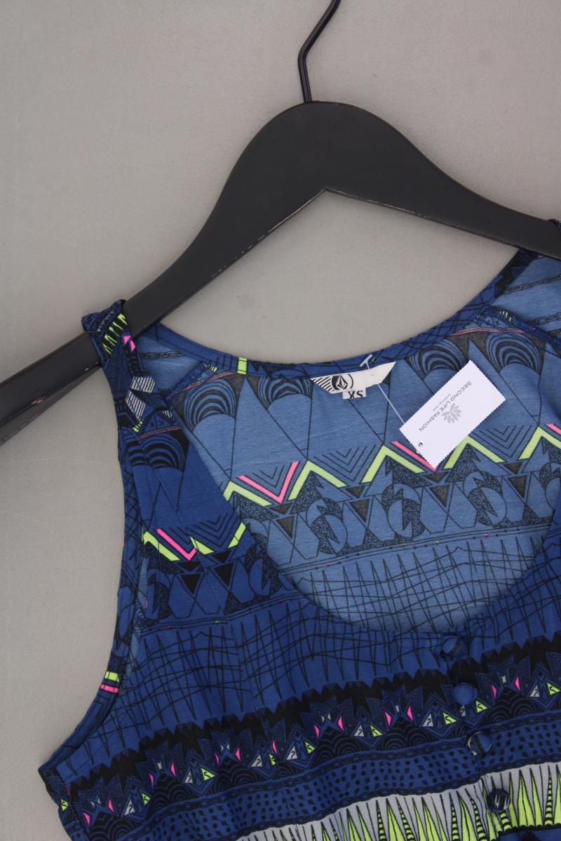 Volcom Trägerkleid Gr. XS blau aus Polyester