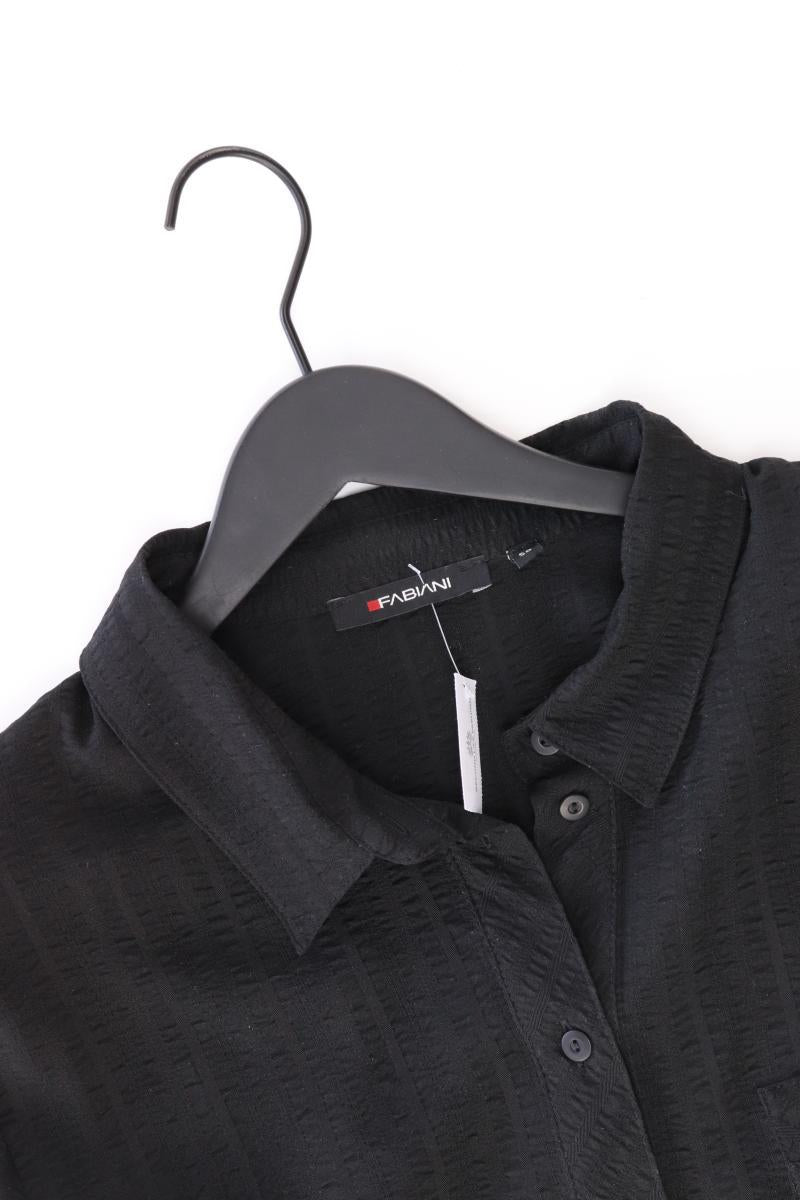 FABIANI Regular Bluse Gr. 50 3/4 Ärmel schwarz aus Polyester
