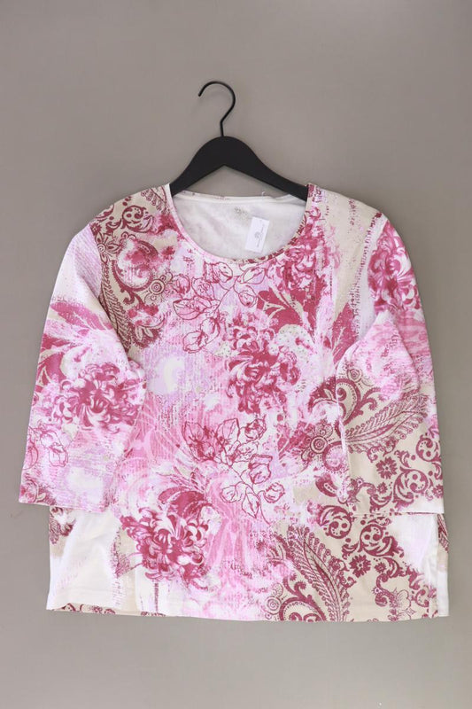 Adagio Printshirt Gr. 48 3/4 Ärmel rosa aus Baumwolle