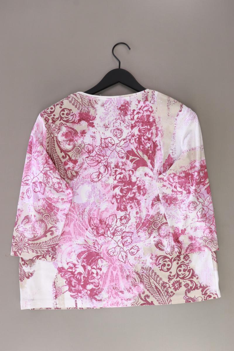 Adagio Printshirt Gr. 48 3/4 Ärmel rosa aus Baumwolle