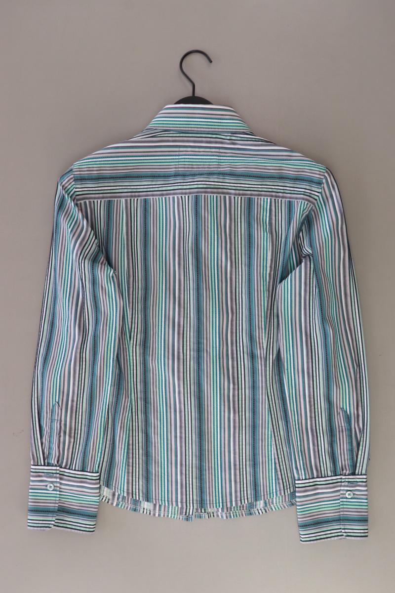 Bonita Langarmbluse Gr. 42 gestreift blau aus Baumwolle