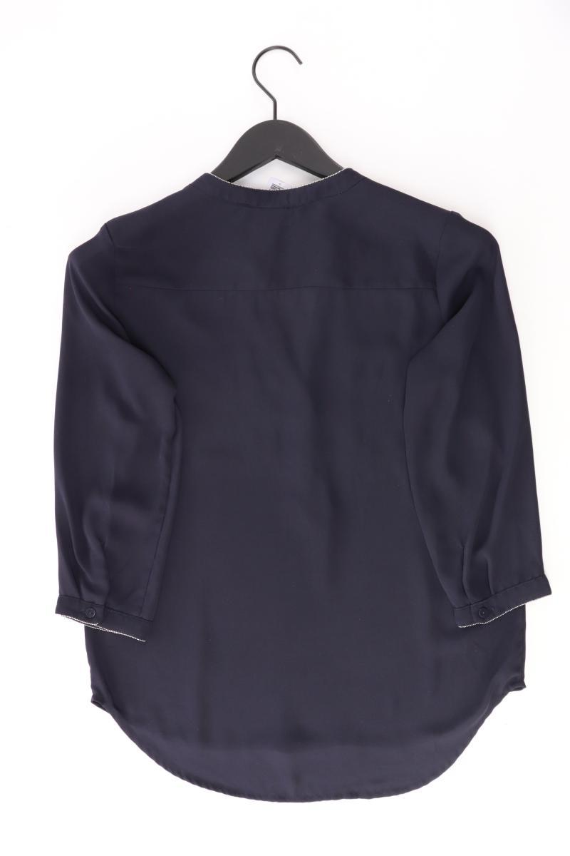 H&M Bluse Gr. 38 3/4 Ärmel blau aus Polyester