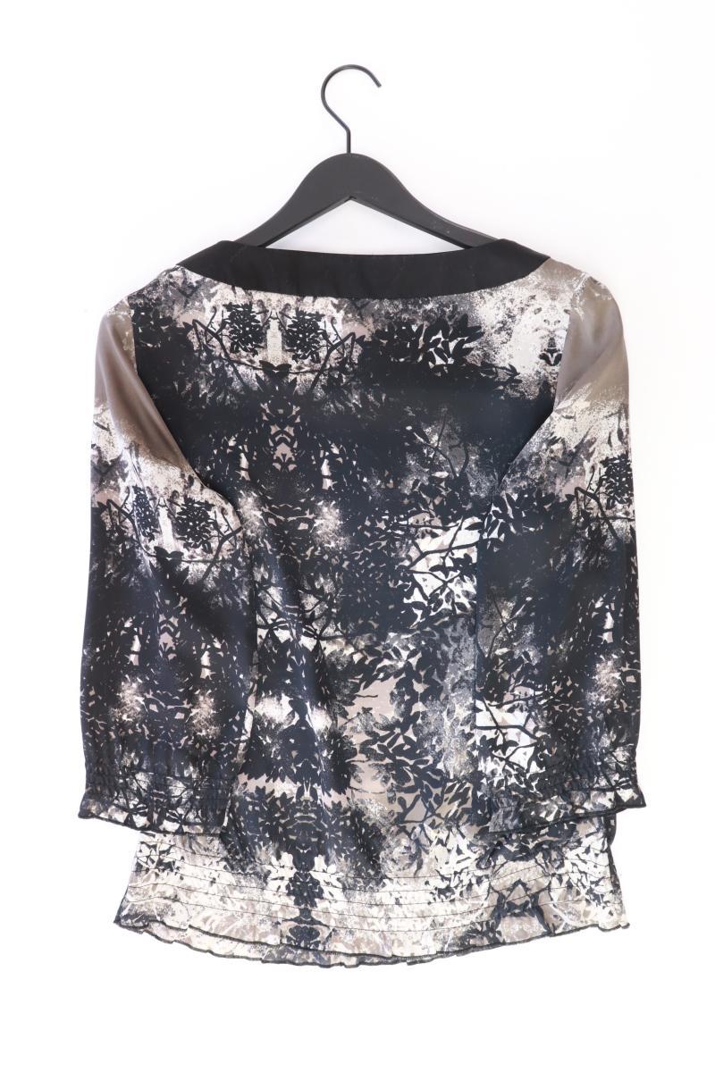 comma, Regular Bluse Gr. 40 3/4 Ärmel grau aus Polyester