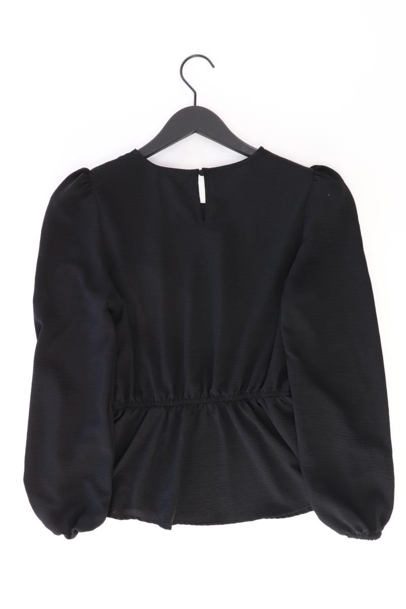 Only Chiffonbluse Gr. XS Langarm schwarz aus Polyester
