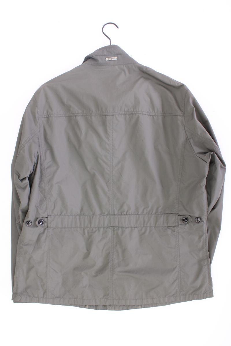 Bugatti Lange Jacke für Herren Gr. 56 grau aus Polyester
