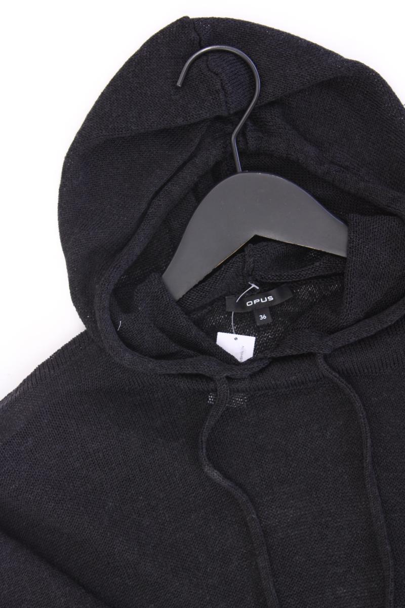 Opus Kapuzenshirt Gr. 36 neuwertig Kurzarm schwarz