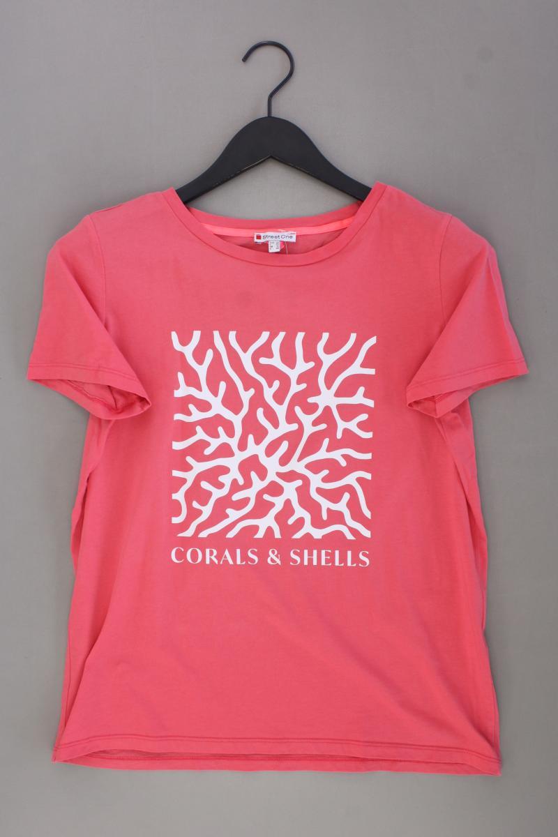 Street One Printshirt Gr. 38 neuwertig Kurzarm rosa