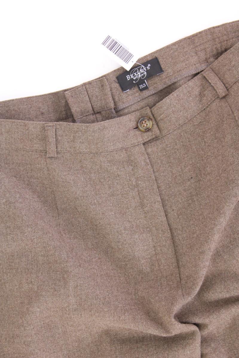 Bexleys Stoffhose Gr. Kurzgröße 25 braun aus Viskose