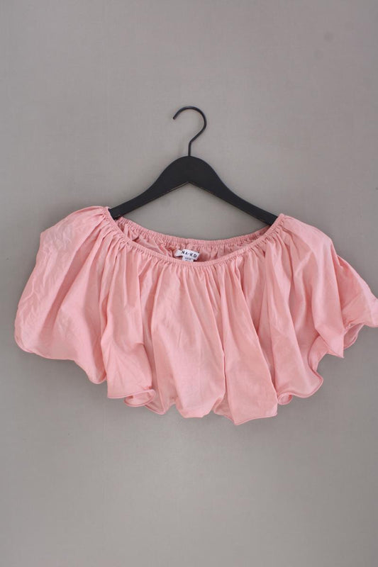 NA-KD Crop Top Gr. 34 rosa aus Baumwolle