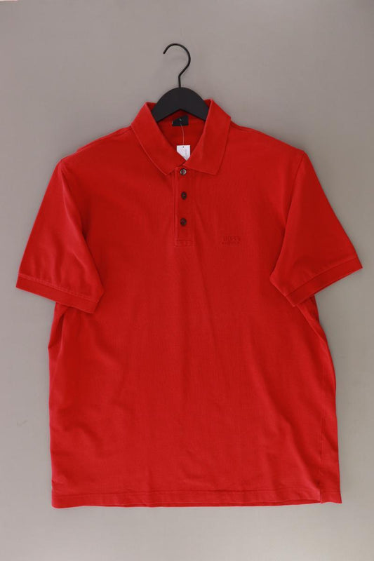 BOSS by Hugo Boss Poloshirt für Herren Gr. L Kurzarm rot aus Baumwolle