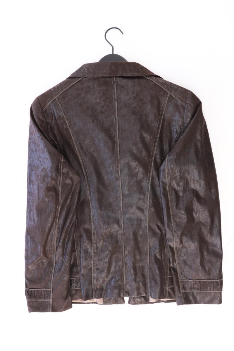 Gelco Lange Jacke Gr. 44 braun aus Polyester