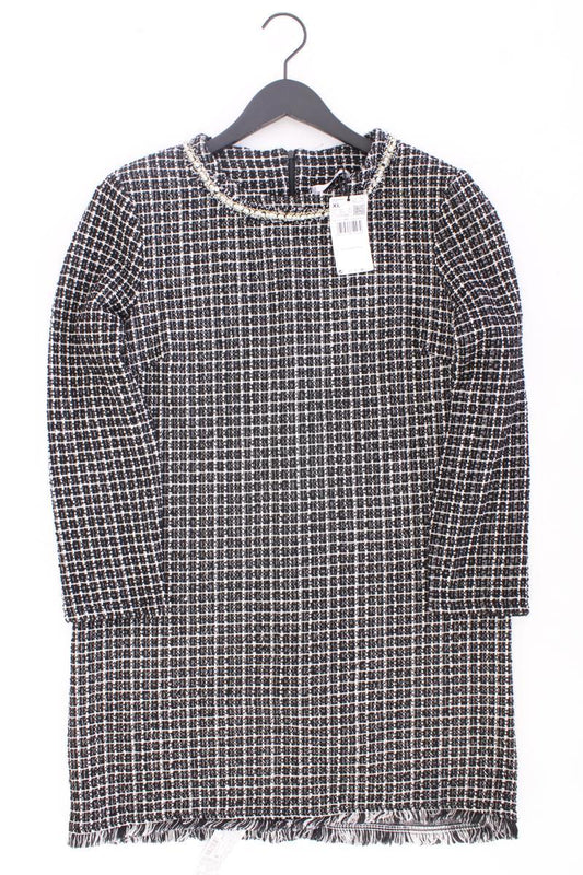 Mango Etuikleid Gr. XL neu mit Etikett Langarm schwarz aus Polyester
