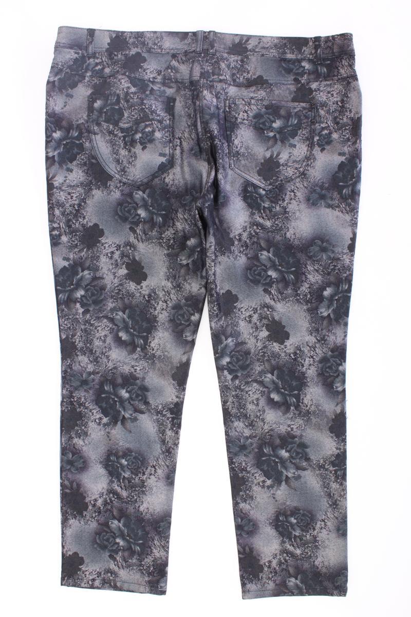 Bexleys Hose Gr. Kurzgröße 24 mit Blumenmuster grau aus Baumwolle