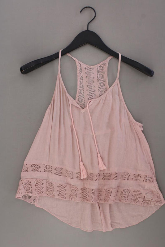 Hollister Spaghetti-Top Gr. XS rosa aus Baumwolle