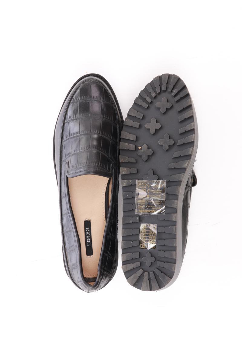 forever 21 Slipper Gr. 37,5 schwarz aus Kunstleder