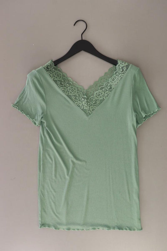 Mama Licious Shirt mit V-Ausschnitt Gr. XL Kurzarm grün