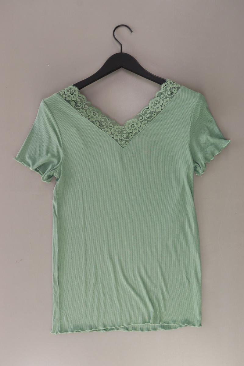 Mama Licious Shirt mit V-Ausschnitt Gr. XL Kurzarm grün