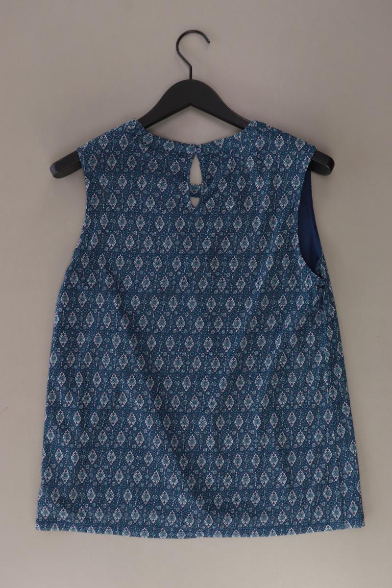 s.Oliver Ärmellose Bluse Gr. 40 blau aus Polyamid