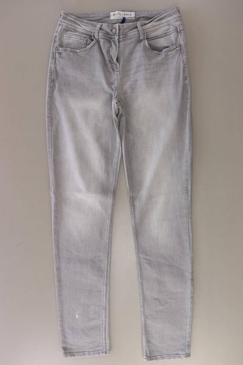 Cecil Skinny Jeans Gr. W29 grau aus Baumwolle