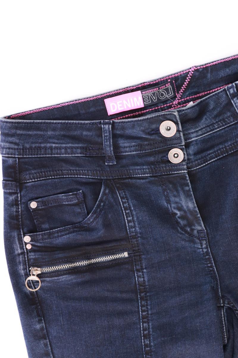 Cecil Straight Jeans Gr. W28 neuwertig blau aus Baumwolle