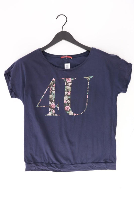 edc by Esprit T-Shirt Gr. XL Kurzarm blau aus Baumwolle