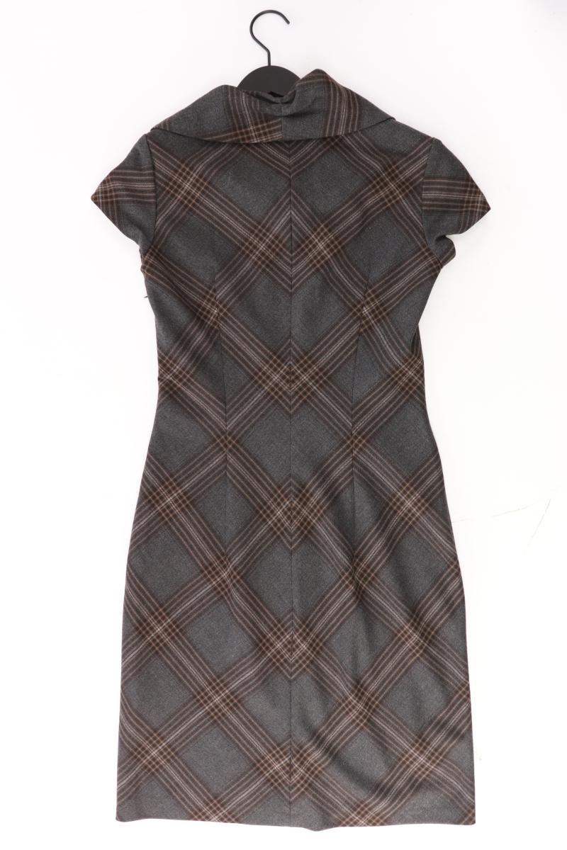s.Oliver Selection Bleistiftkleid Gr. 36 kariert Kurzarm grau aus Polyester