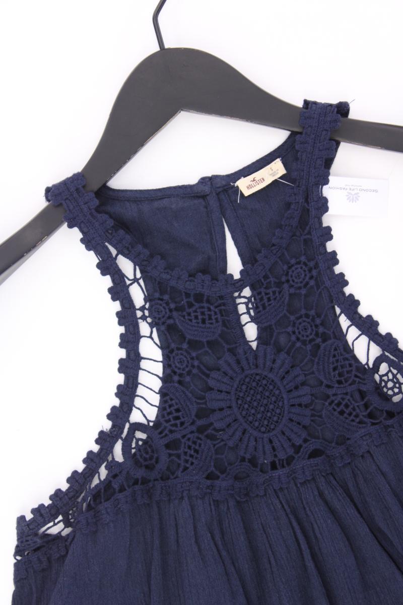 Hollister Trägertop Gr. S blau aus Baumwolle