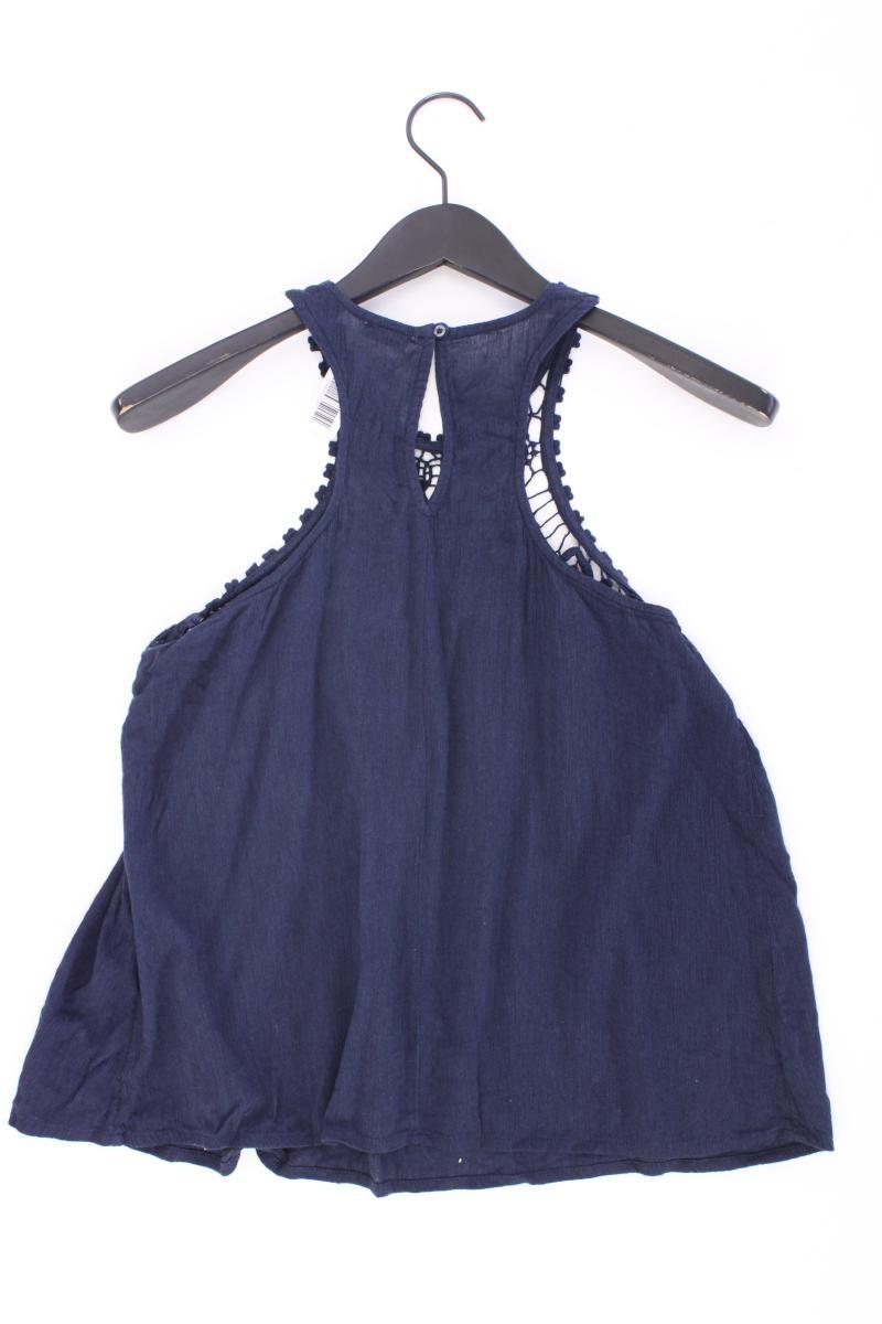 Hollister Trägertop Gr. S blau aus Baumwolle