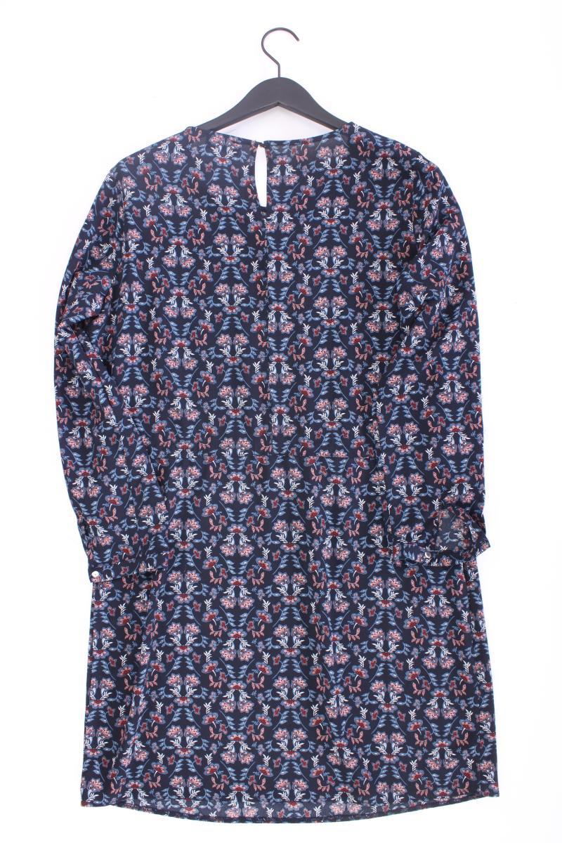 Yessica Kleid Gr. 42 mit Blumenmuster 3/4 Ärmel blau