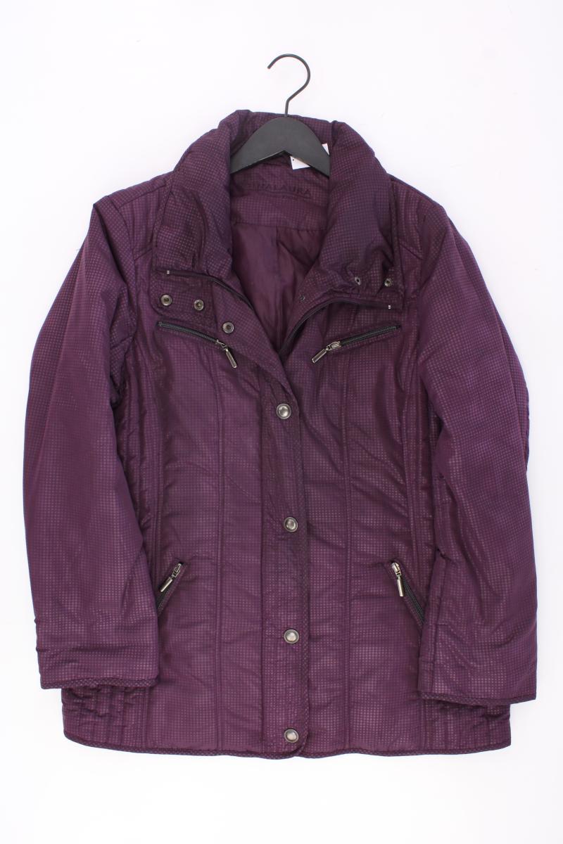 Gina Laura Lange Jacke Gr. L lila aus Polyester