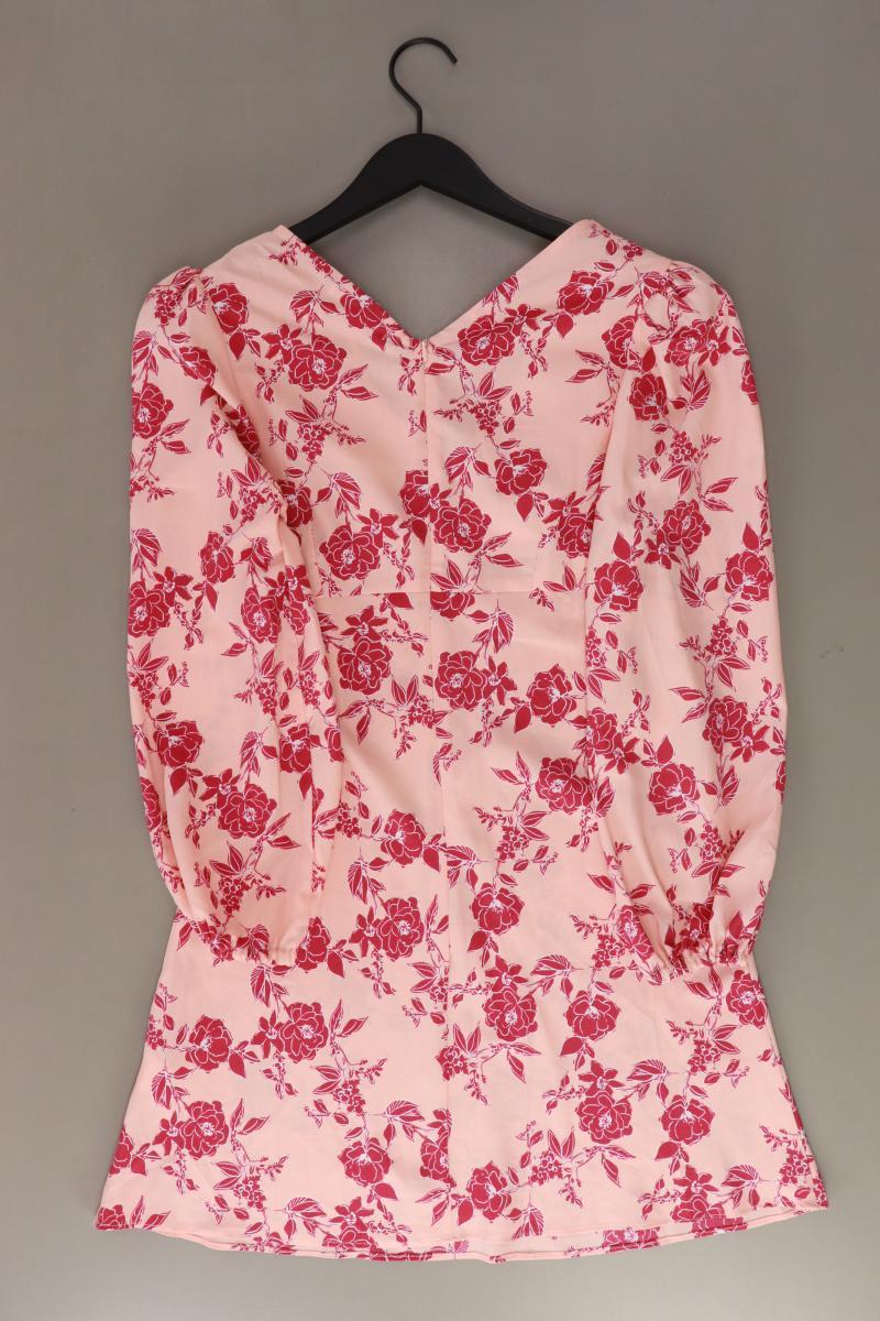 Glamorous Petit Kleid Gr. 36 mit Blumenmuster Langarm rosa aus Polyester